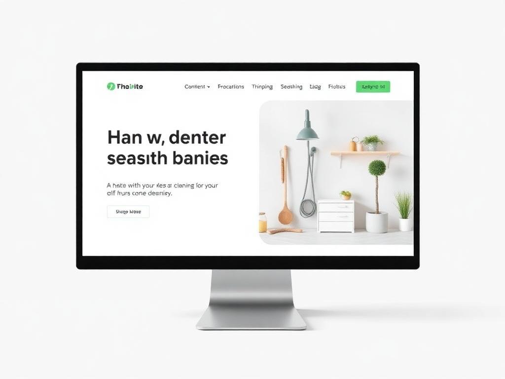 BrightHome Cleaning website design